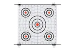 Vidaxl Target Paper Stand With Shooting Papers 78x76 Cm Steel Vidaxl Target Paper Stand With Shooting Papers 78x76 Cm Steel