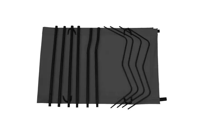 Vidaxl Camping Beds 2 Pcs 180x60x19 Cm Oxford Fabric And Steel Black Vidaxl Camping Beds 2 Pcs 180x60x19 Cm Oxford Fabric And Steel Black