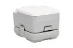 Vidaxl Portable Camping Toilet Grey And White 10+10 L Hdpe Vidaxl Portable Camping Toilet Grey And White 10+10 L Hdpe