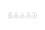 Vidaxl Bike Rack For 5 Bikes Galvanised Steel Vidaxl Bike Rack For 5 Bikes Galvanised Steel