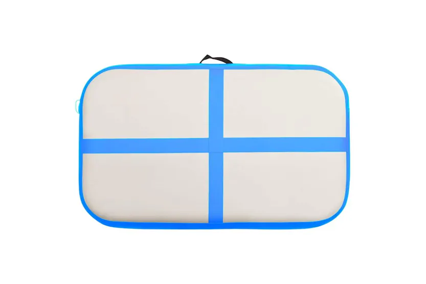 Vidaxl Inflatable Gymnastics Mat With Pump 60x100x15 Cm Pvc Blue Vidaxl Inflatable Gymnastics Mat With Pump 60x100x15 Cm Pvc Blue