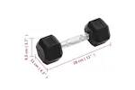 Vidaxl Dumbbells 2 Pcs 10 Kg Total Cast Iron Vidaxl Dumbbells 2 Pcs 10 Kg Total Cast Iron
