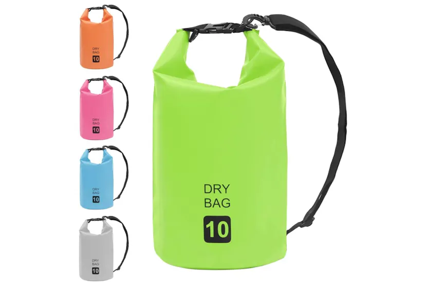 Vidaxl Dry Bag Green 10 L Pvc Vidaxl Dry Bag Green 10 L Pvc