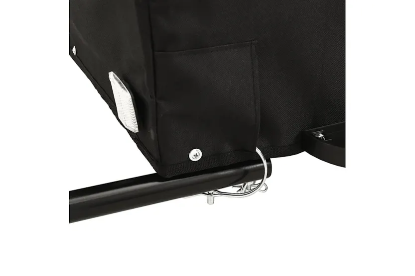 Vidaxl Bike Trailer Black And Yellow 30 Kg Iron Vidaxl Bike Trailer Black And Yellow 30 Kg Iron