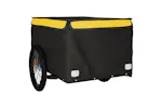 Vidaxl Bike Trailer Black And Yellow 45 Kg Iron Vidaxl Bike Trailer Black And Yellow 45 Kg Iron