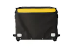 Vidaxl Bike Trailer Black And Yellow 45 Kg Iron Vidaxl Bike Trailer Black And Yellow 45 Kg Iron