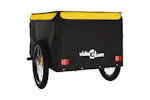 Vidaxl Bike Trailer Black And Yellow 45 Kg Iron Vidaxl Bike Trailer Black And Yellow 45 Kg Iron