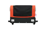 Vidaxl Bike Trailer Black And Orange 30 Kg Iron Vidaxl Bike Trailer Black And Orange 30 Kg Iron
