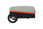 Vidaxl Bike Trailer Black And Orange 30 Kg Iron Vidaxl Bike Trailer Black And Orange 30 Kg Iron