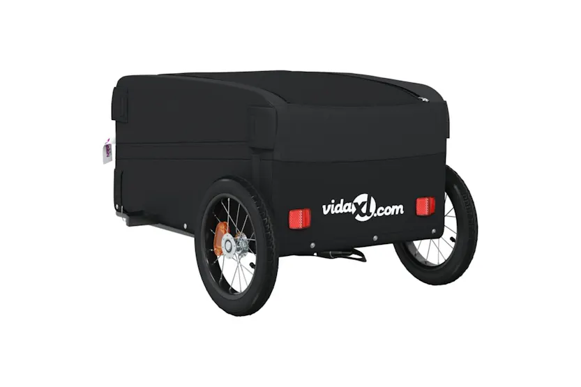 Vidaxl Bike Trailer Black 30 Kg Iron Vidaxl Bike Trailer Black 30 Kg Iron