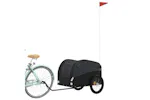 Vidaxl Bike Trailer Black 45 Kg Iron Vidaxl Bike Trailer Black 45 Kg Iron