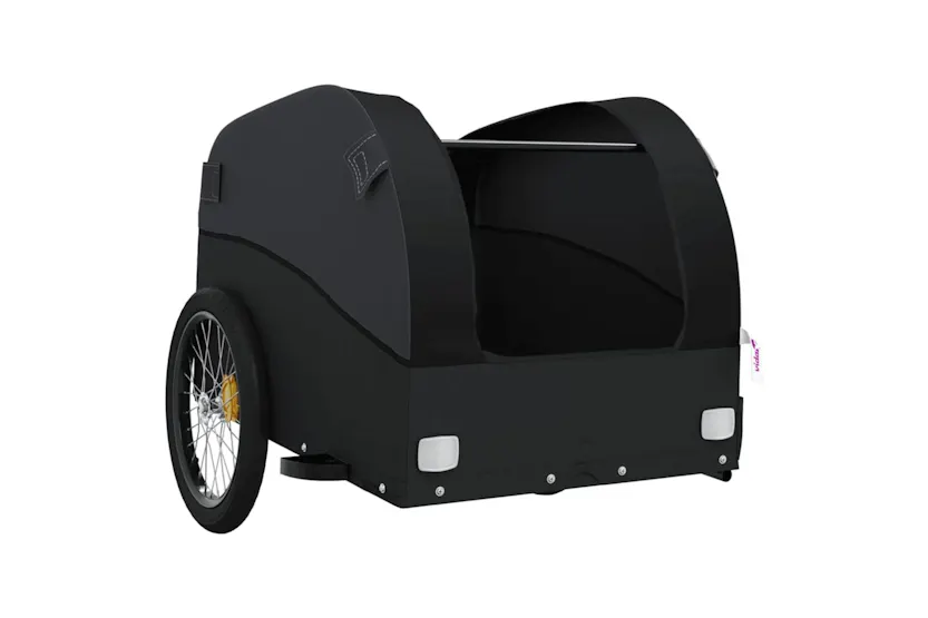 Vidaxl Bike Trailer Black 45 Kg Iron Vidaxl Bike Trailer Black 45 Kg Iron