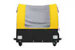 Vidaxl Bike Trailer Black And Yellow 45 Kg Iron Vidaxl Bike Trailer Black And Yellow 45 Kg Iron