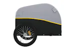 Vidaxl Bike Trailer Black And Yellow 45 Kg Iron Vidaxl Bike Trailer Black And Yellow 45 Kg Iron