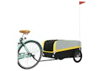 Vidaxl Bike Trailer Black And Yellow 45 Kg Iron Vidaxl Bike Trailer Black And Yellow 45 Kg Iron
