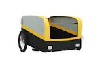 Vidaxl Bike Trailer Black And Yellow 45 Kg Iron Vidaxl Bike Trailer Black And Yellow 45 Kg Iron