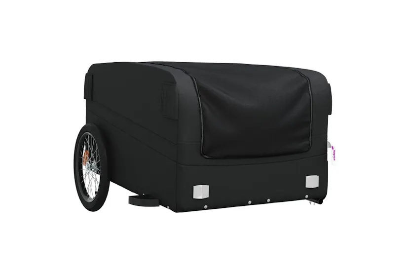 Vidaxl Bike Trailer Black 45 Kg Iron Vidaxl Bike Trailer Black 45 Kg Iron