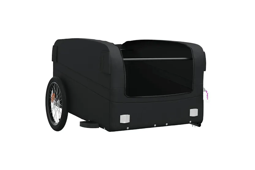 Vidaxl Bike Trailer Black 45 Kg Iron Vidaxl Bike Trailer Black 45 Kg Iron