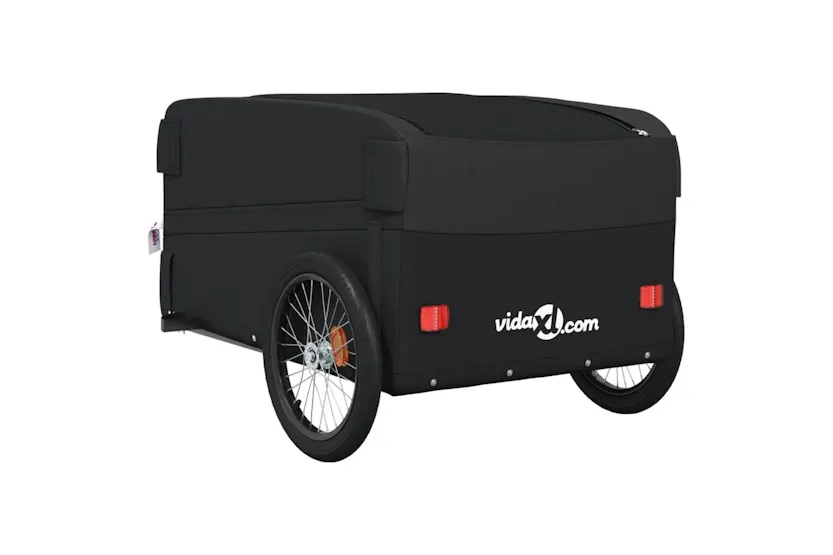 Vidaxl Bike Trailer Black 45 Kg Iron Vidaxl Bike Trailer Black 45 Kg Iron