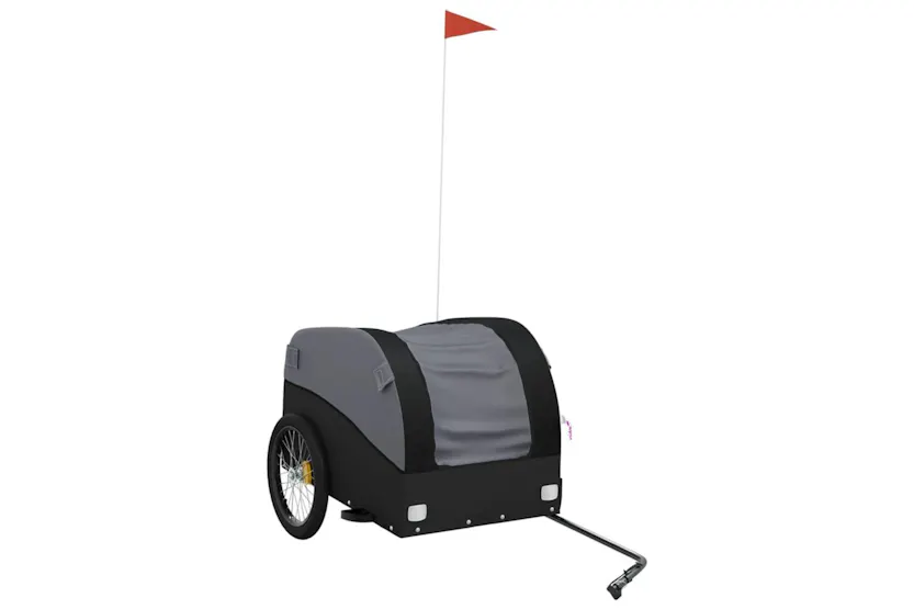 Vidaxl Bike Trailer Black 45 Kg Iron Vidaxl Bike Trailer Black 45 Kg Iron
