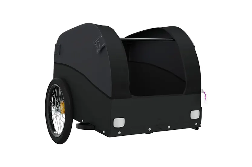 Vidaxl Bike Trailer Black 45 Kg Iron Vidaxl Bike Trailer Black 45 Kg Iron