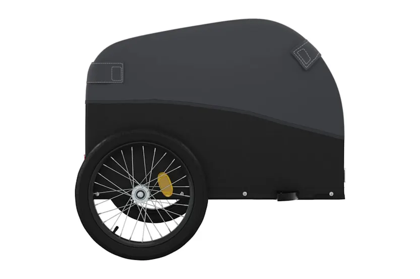 Vidaxl Bike Trailer Black 45 Kg Iron Vidaxl Bike Trailer Black 45 Kg Iron