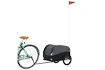 Vidaxl Bike Trailer Black 30 Kg Iron Vidaxl Bike Trailer Black 30 Kg Iron