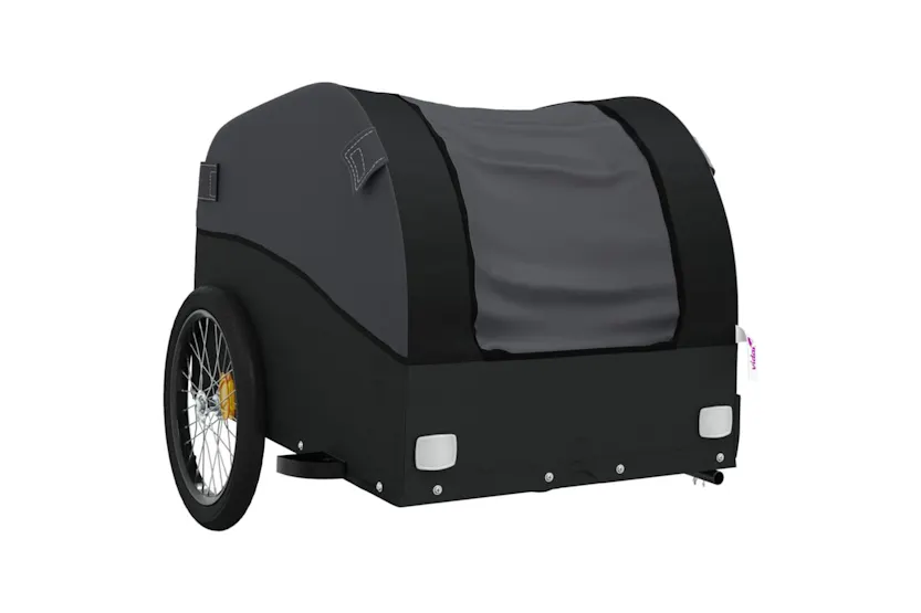 Vidaxl Bike Trailer Black 30 Kg Iron Vidaxl Bike Trailer Black 30 Kg Iron