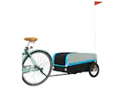 Vidaxl Bike Trailer Black And Blue 45 Kg Iron Vidaxl Bike Trailer Black And Blue 45 Kg Iron