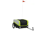 Vidaxl Bike Trailer Black And Green 45 Kg Iron Vidaxl Bike Trailer Black And Green 45 Kg Iron