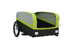 Vidaxl Bike Trailer Black And Green 45 Kg Iron Vidaxl Bike Trailer Black And Green 45 Kg Iron