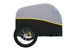 Vidaxl Bike Trailer Black And Yellow 30 Kg Iron Vidaxl Bike Trailer Black And Yellow 30 Kg Iron