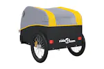 Vidaxl Bike Trailer Black And Yellow 30 Kg Iron Vidaxl Bike Trailer Black And Yellow 30 Kg Iron