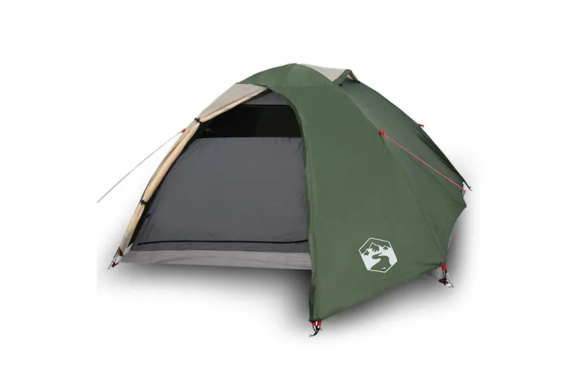 Vidaxl Camping Tent Dome 4-person Green Waterproof Vidaxl Camping Tent Dome 4-person Green Waterproof