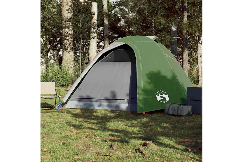 Vidaxl Camping Tent Dome 4-person Green Waterproof Vidaxl Camping Tent Dome 4-person Green Waterproof