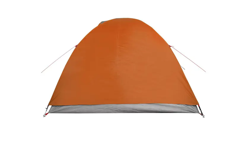 Vidaxl Camping Tent Dome 4-person Grey And Orange Waterproof Vidaxl Camping Tent Dome 4-person Grey And Orange Waterproof