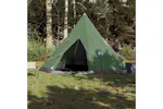 Vidaxl Camping Tent Tipi 4-person Green Waterproof Vidaxl Camping Tent Tipi 4-person Green Waterproof