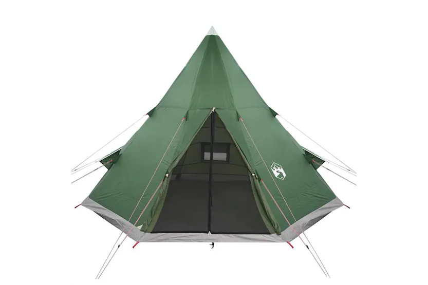 Vidaxl Camping Tent Tipi 4-person Green Waterproof Vidaxl Camping Tent Tipi 4-person Green Waterproof