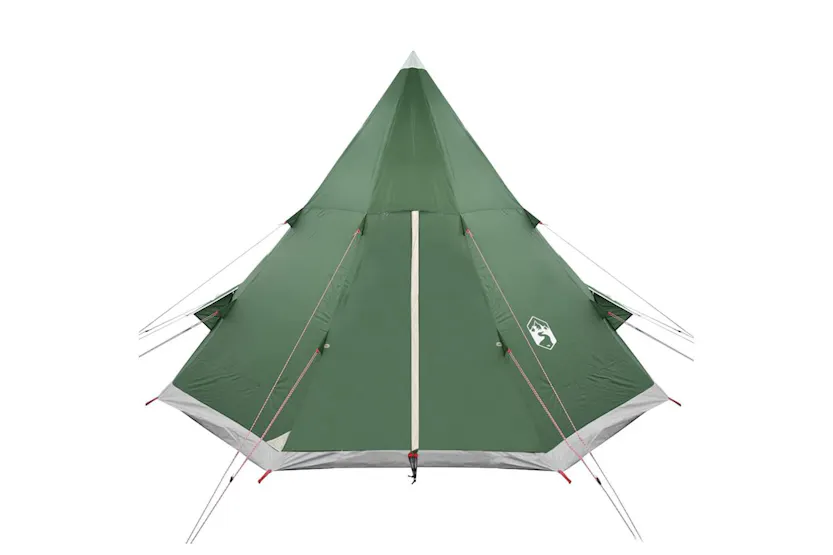 Vidaxl Camping Tent Tipi 4-person Green Waterproof Vidaxl Camping Tent Tipi 4-person Green Waterproof