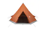 Vidaxl Camping Tent Tipi 4-person Orange Waterproof Vidaxl Camping Tent Tipi 4-person Orange Waterproof