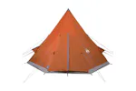 Vidaxl Camping Tent Tipi 4-person Orange Waterproof Vidaxl Camping Tent Tipi 4-person Orange Waterproof