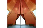 Vidaxl Camping Tent Tipi 4-person Orange Waterproof Vidaxl Camping Tent Tipi 4-person Orange Waterproof