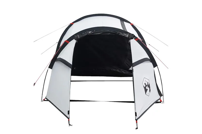 Vidaxl Camping Tent Tunnel 2-person White Blackout Fabric Waterproof Vidaxl Camping Tent Tunnel 2-person White Blackout Fabric Waterproof