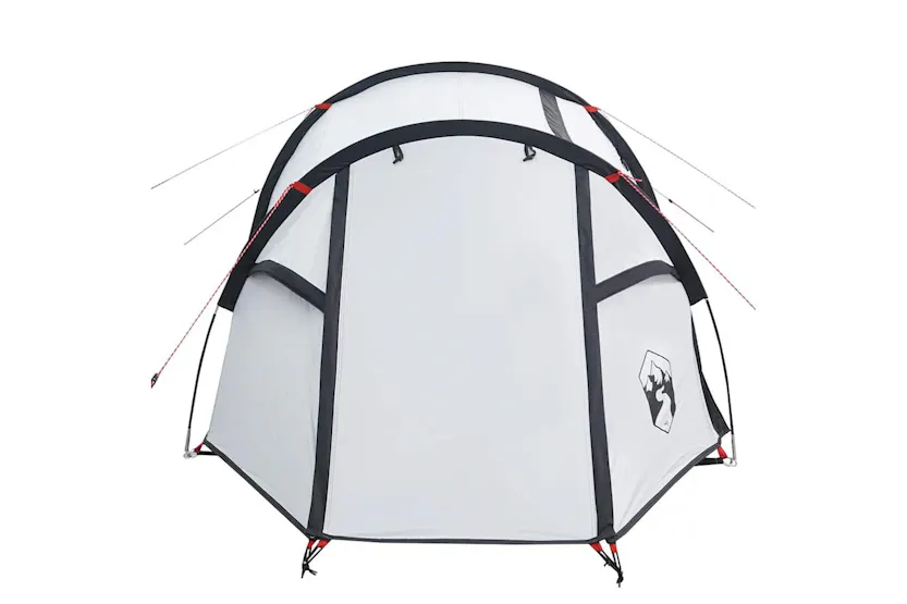 Vidaxl Camping Tent Tunnel 2-person White Blackout Fabric Waterproof Vidaxl Camping Tent Tunnel 2-person White Blackout Fabric Waterproof