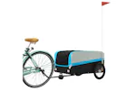 Vidaxl Bike Trailer Black And Blue 45 Kg Iron Vidaxl Bike Trailer Black And Blue 45 Kg Iron