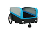 Vidaxl Bike Trailer Black And Blue 45 Kg Iron Vidaxl Bike Trailer Black And Blue 45 Kg Iron