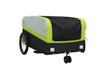 Vidaxl Bike Trailer Black And Green 45 Kg Iron Vidaxl Bike Trailer Black And Green 45 Kg Iron