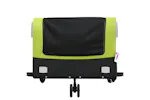Vidaxl Bike Trailer Black And Green 45 Kg Iron Vidaxl Bike Trailer Black And Green 45 Kg Iron