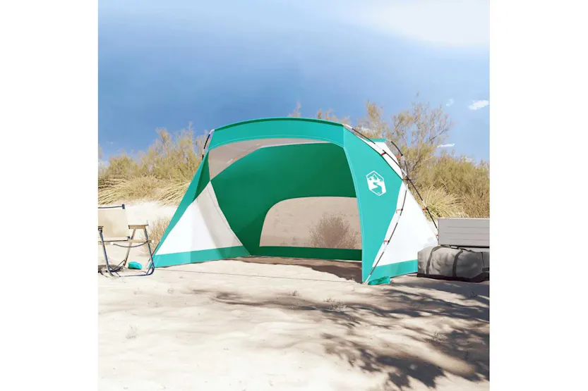 Vidaxl Beach Tent Sea Green 274x178x170/148 Cm 185t Polyester Vidaxl Beach Tent Sea Green 274x178x170/148 Cm 185t Polyester