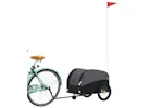 Vidaxl Bike Trailer Black 30 Kg Iron Vidaxl Bike Trailer Black 30 Kg Iron